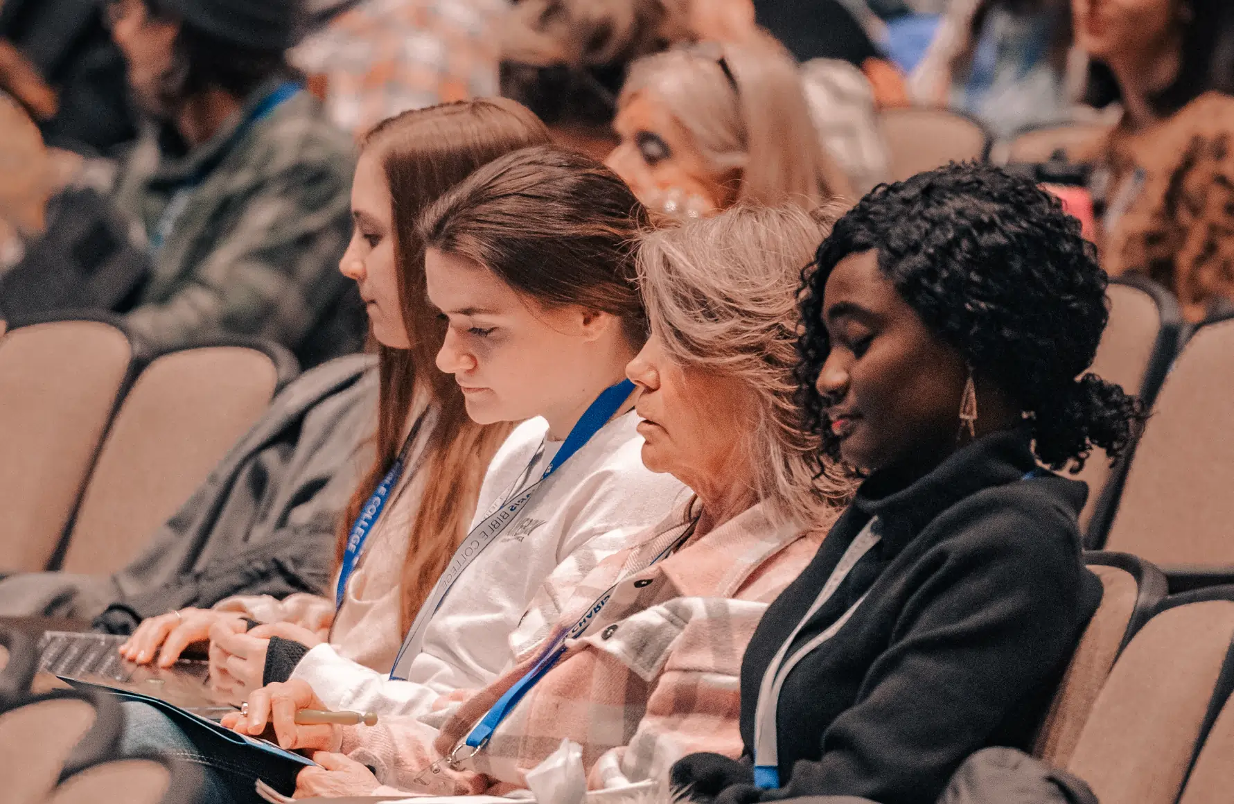 Charis students in a classroom